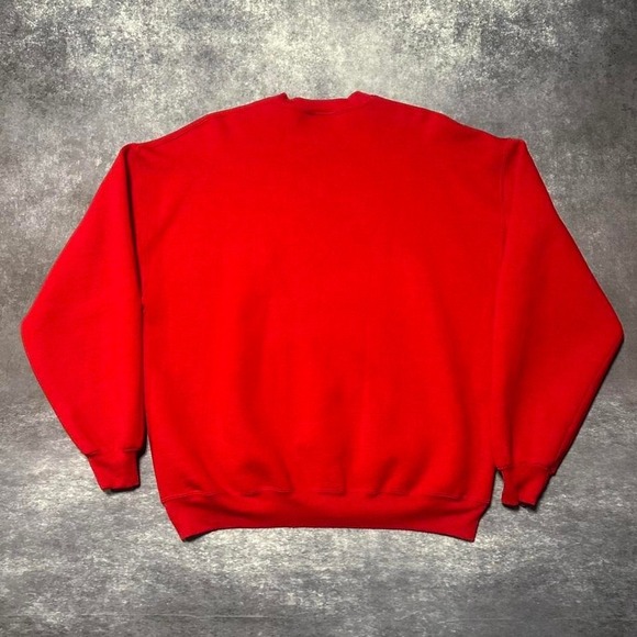 Vintage Mickey Mouse Red Crewneck Sweatshirt Men's XL‎ Made In USA - Picture 2 of 6
